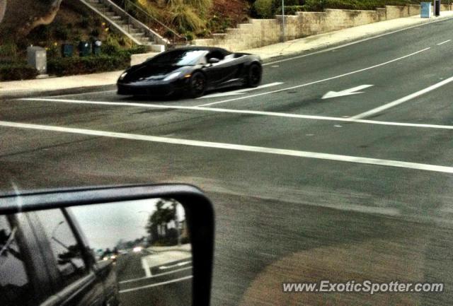 Lamborghini Gallardo spotted in Newport Beach, California