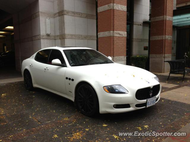 Maserati Quattroporte spotted in Toronto, Canada