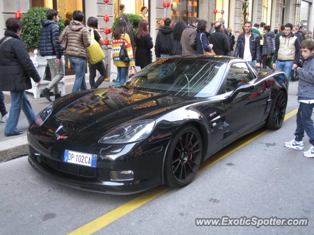 Chevrolet Corvette Z06 spotted in Milano, Italy