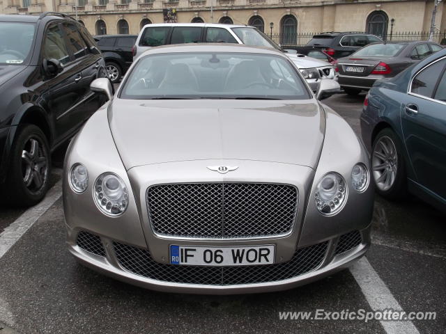 Bentley Continental spotted in Bucharest, Romania
