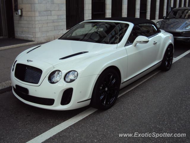 Bentley Continental spotted in Geneve, Switzerland