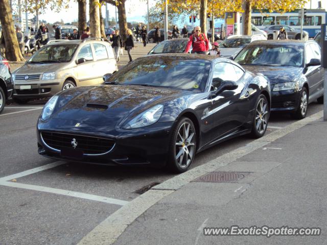 Ferrari California spotted in Zürich, Switzerland