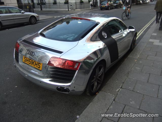 Audi R8 spotted in London, United Kingdom