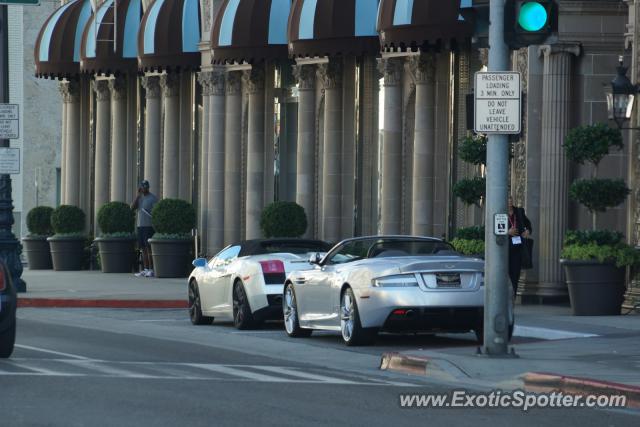 Aston Martin DBS spotted in Beverly Hills, California