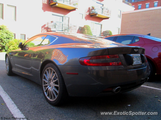 Aston Martin DB9 spotted in Boston, Massachusetts