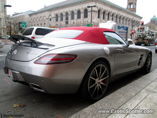 Mercedes SLS AMG spotted in Boston, Massachusetts