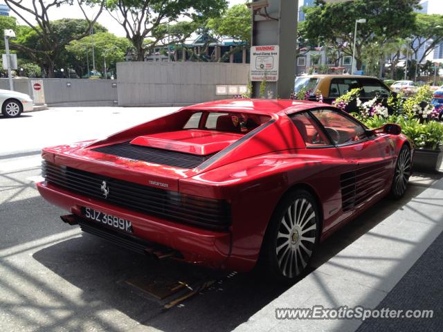 Ferrari Testarossa spotted in Singapore, Singapore