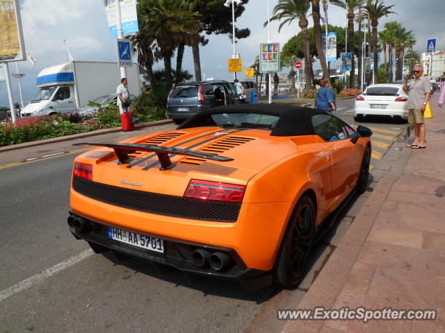 Lamborghini Gallardo spotted in Cannes, France