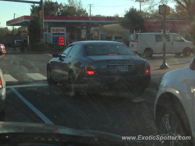 Maserati Quattroporte spotted in Alexandria, Virginia