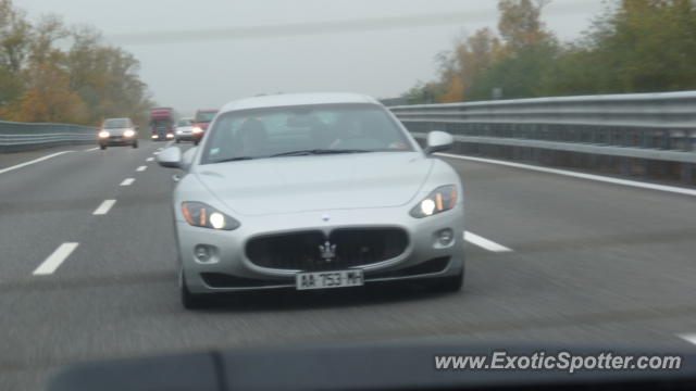 Maserati GranTurismo spotted in Highway, France