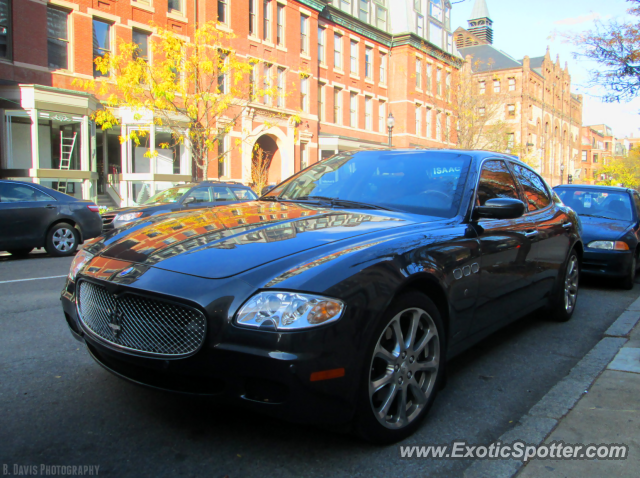 Maserati Quattroporte spotted in Boston, Massachusetts