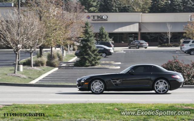 Mercedes SLS AMG spotted in Indianapolis, Indiana