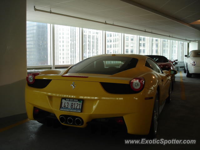 Ferrari 458 Italia spotted in Chicago, Illinois