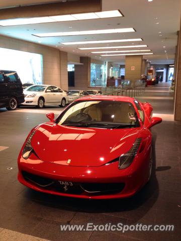 Ferrari 458 Italia spotted in Kuala Lumpur, Malaysia