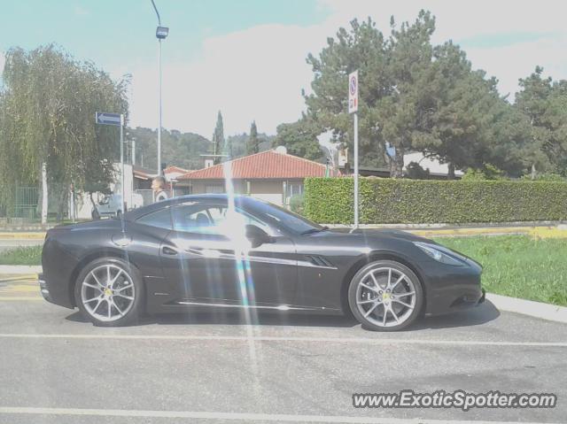 Ferrari California spotted in Bergamo, Italy