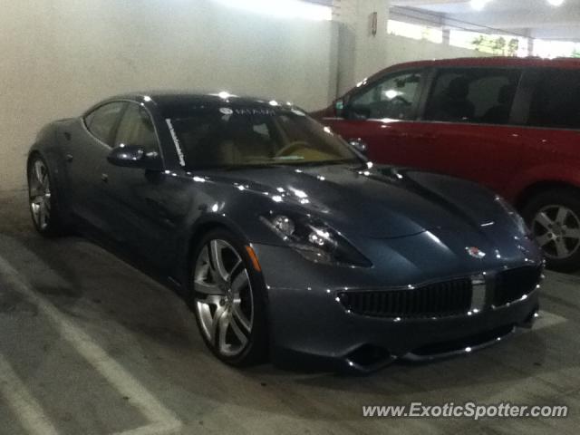 Fisker Karma spotted in Aventura, Florida