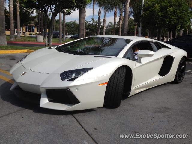 Lamborghini Aventador spotted in Del Mar, California