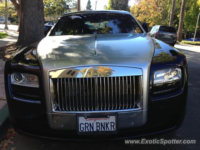 Rolls Royce Ghost spotted in Burlingame, California