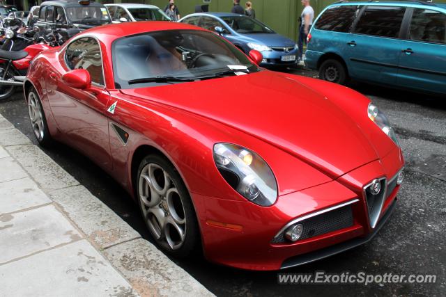 Alfa Romeo 8C spotted in London, United Kingdom