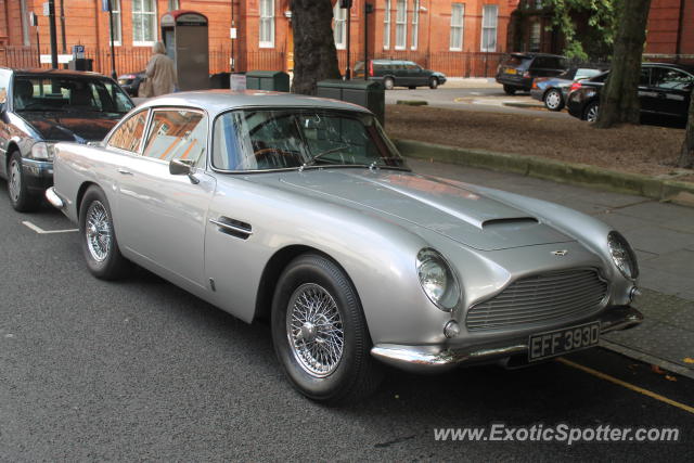 Aston Martin DB5 spotted in London, United Kingdom