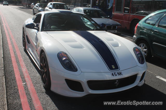 Ferrari 599GTO spotted in London, United Kingdom