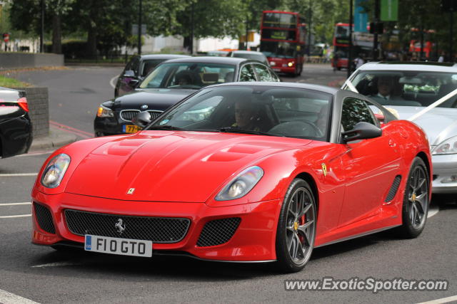 Ferrari 599GTO spotted in London, United Kingdom