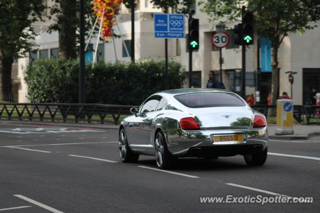 Bentley Continental spotted in London, United Kingdom