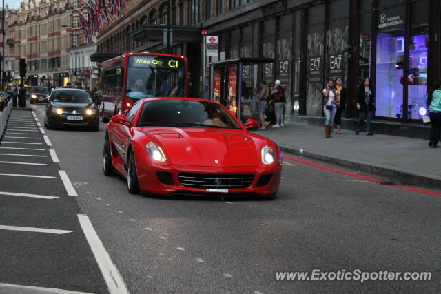 Ferrari 599GTO spotted in London, United Kingdom