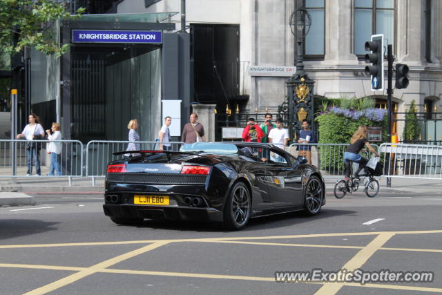 Lamborghini Gallardo spotted in London, United Kingdom