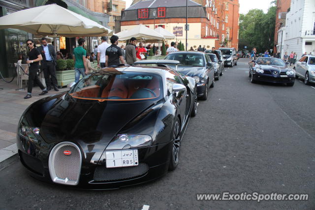 Bugatti Veyron spotted in London, United Kingdom