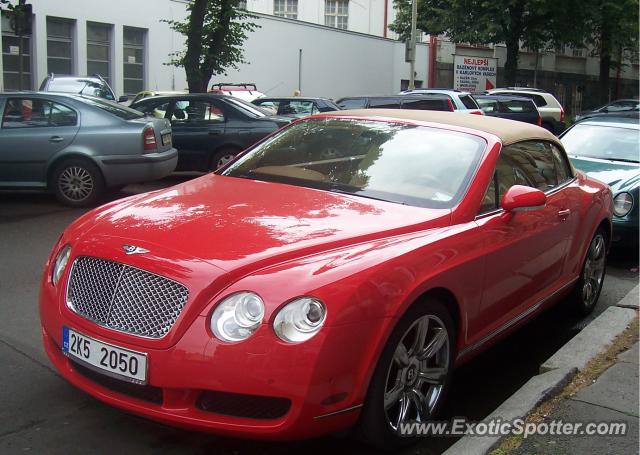 Bentley Continental spotted in Karlovy Vary, Czech Republic