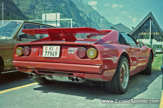 Ferrari 308 spotted in Täsch, Switzerland