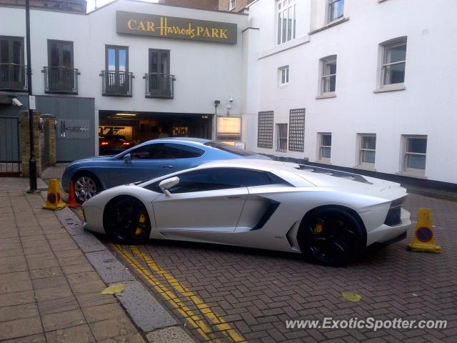 Lamborghini Aventador spotted in London, United Kingdom