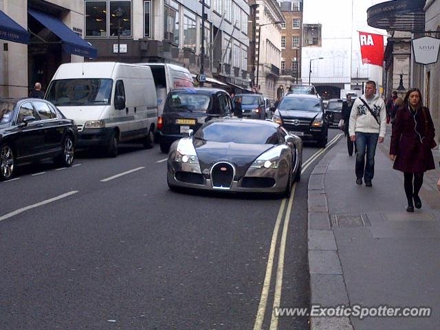 Bugatti Veyron spotted in London, United Kingdom