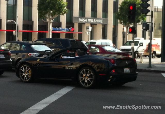 Ferrari California spotted in Beverly Hills, California