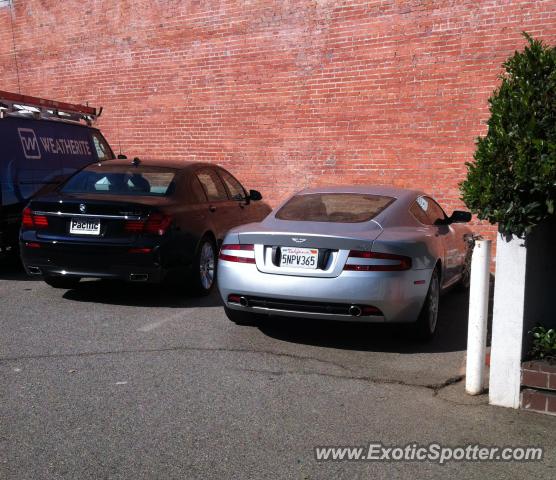 Aston Martin DB9 spotted in Beverly Hills, California