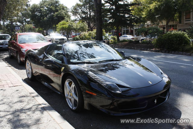 Ferrari 458 Italia spotted in Carmel, California