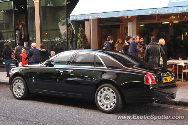 Rolls Royce Ghost spotted in London, United Kingdom