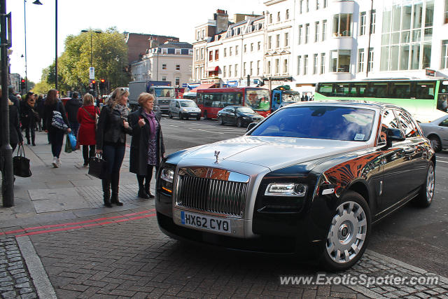 Rolls Royce Ghost spotted in London, United Kingdom