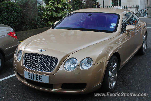 Bentley Continental spotted in London, United Kingdom