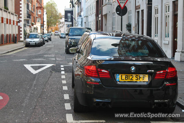 BMW M5 spotted in London, United Kingdom