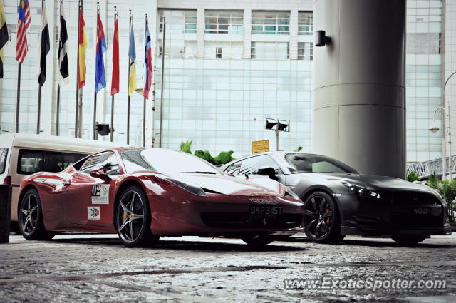 Ferrari 458 Italia spotted in Bukit Bintang KL, Malaysia