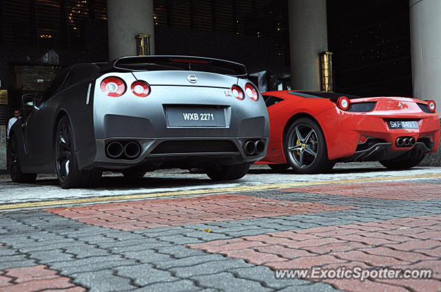 Ferrari 458 Italia spotted in Bukit Bintang KL, Malaysia