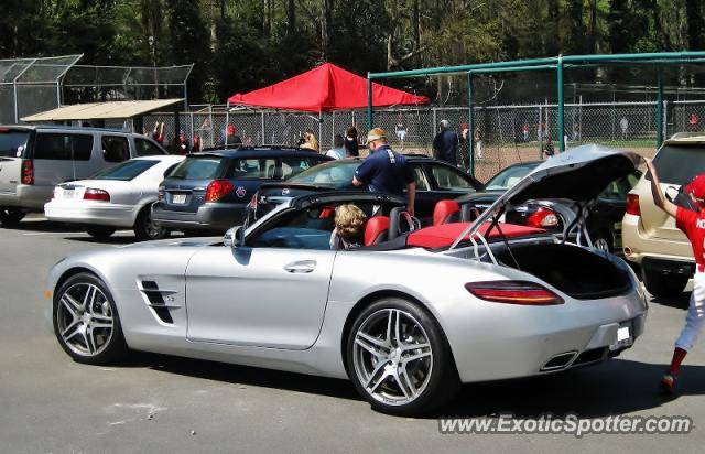 Mercedes SLS AMG spotted in Atlanta, Georgia