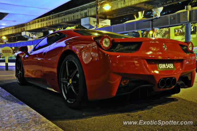 Ferrari 458 Italia spotted in Hard Rock KL, Malaysia