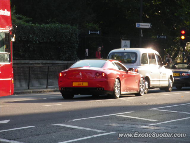 Ferrari 612 spotted in London, United Kingdom