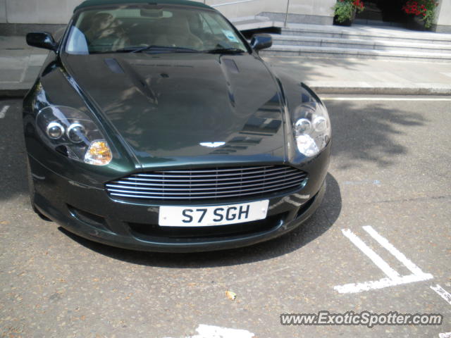 Aston Martin DB9 spotted in London, United Kingdom