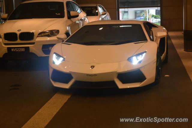 Lamborghini Aventador spotted in Kuala Lumpur, Malaysia