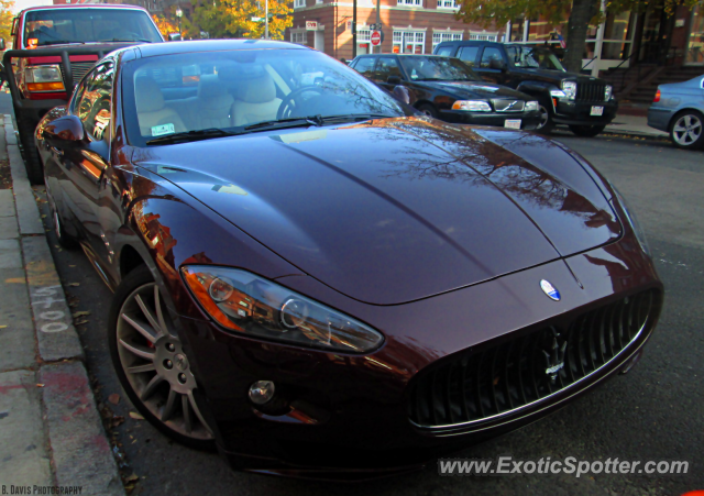 Maserati GranTurismo spotted in Boston, Massachusetts