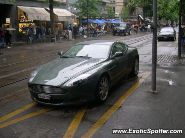 Aston Martin DB9 spotted in Zurich, Switzerland